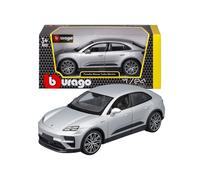 Bburago - Porsche Macan 4 Electric, Diecast 1:24, Réplique Détaillée avec Capot et Portes Ouvrables, Licence Porsche, Assortiment Aléatoire, Âge Recommandé 3+ Ans