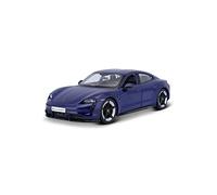 Bburago Porsche Taycan Turbo S - 18-21098B - Bleu - Échelle 1/24 (18-21098B) - Mixte Enfant, Couleur
