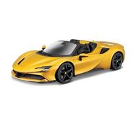 Bburago - Race and Play - Ferrari-SF 90 Spider - Voiture Miniature à l'échelle 1:18 - avec Portes, Capot et Coffre Ouvrants - Jouet pour Enfant - à Collectionner dès 3 Ans - 16016