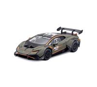 Bburago - Race - Lamborghini Huracan Super Trofeo EVO2 Roger Dubuis - Voiture de Course Miniature à l'échelle 1: 43 - Jouet pour Enfant - à Collectionner dès 14 Ans