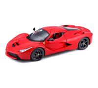 BBurago Voiture miniature Ferrari LaFerrari 1:18 Rouge Jantes noires 2013 pour enfants