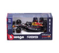 Bburago - Red Bull Racing RB19 Max Verstappen #1 2023 - Modèle réduit réaliste de Voiture à l'échelle 1:43, pilotée par Max Verstappen, Licence Officielle Red Bull, âge recommandé 3+ Ans