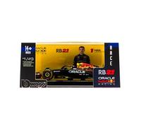 Bburago - Red Bull Racing RB21 2025#1 Max Verstappen, Voiture Diecast à l'échelle 1:43 avec vitrine d'exposition, réplique Officielle F1 Red Bull, Socle Inclus, Licence Officielle, âge 14+
