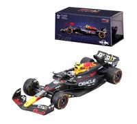 Bburago - Red Bull RB20 F1 2024#Perez avec Casque - Voiture Miniature De Collection en Métal À L’Échelle 1/43 - Modèle Réduit Officiel Formule 1 Saison 2024 - Détails Réalistes - Edition Collector