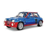 Bburago - Renault 5 Turbo, Miniature 1:24, Réplique Détaillée avec Portes Ouvrables, Disponible en Bleu et Rouge, Licence Renault, Âge Recommandé 3+ Ans