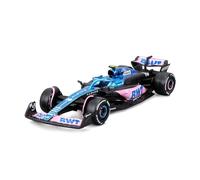 Bburago - Renault Alpine A523 Esteban Ocon #31 2023 - Maquette réaliste de Voiture à l'échelle 1:43, pilotée par Esteban Ocon, Licence Officielle Renault, âge recommandé 3+ Ans