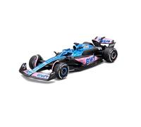 Bburago - Renault Alpine A523 Pierre Gasly #10 2023 - Modèle réduit réaliste à l'échelle 1:43, pilotée par Pierre Gasly, Licence Officielle Renault, âge recommandé : 3 Ans et Plus