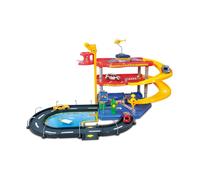Bburago Street Fire Garage Set De Jeu Parking Jouets 1:43