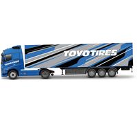 Bburago StreetFire Camion Volvo FH16 Avec Remorque 1:43 Modèle Bleu