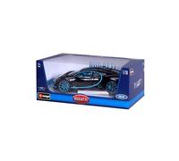 Bburago Véhicule Bburago En Métal Bugatti Chiron Noire A L'échelle 1/18eme-Bburago