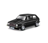 Bburago Volkwagen Golf 1 GTI Schwarz 3 Türer 1974-1983 1/24 Modell Auto