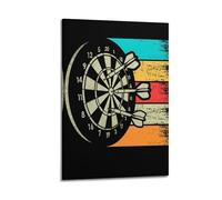 BBVCCL Poster d'art de jeu de fléchettes - Poster décoratif sur toile - Affiches murales et impression d'art moderne pour chambre à coucher - 30 x 45 cm