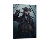 BBVCCL Poster de film Pirates des Caraïbes - Impression sur toile - Décoration murale moderne pour chambre à coucher - 20 x 30 cm