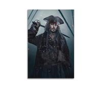 BBVCCL Poster de film Pirates des Caraïbes - Impression sur toile - Décoration murale moderne pour chambre à coucher - 40 x 60 cm
