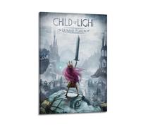 BBVCCL Poster de jeu vidéo Child of Light - Impression sur toile - Impression d'art moderne pour chambre à coucher - 30 x 45 cm