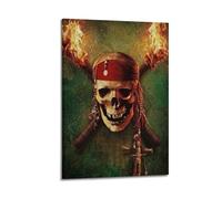 BBVCCL Poster décoratif sur toile de film Pirates des Caraïbes - Impression d'art moderne pour chambre à coucher - 20 x 30 cm