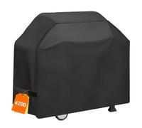 BBWELL Housse Barbecue Bâche Protection Extérieur pour Plancha Gaz Chariot, 420D Oxford, 145 x 61 x 117 cm, BBQ Cover Con Anti-Vent/Anti-UV/Anti-l'eau/Anti-l'Humidité/Antipoussière