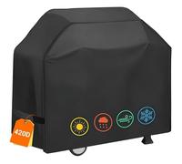 BBWELL Housse Barbecue Bâche Protection Extérieur pour Plancha Gaz Chariot 420D Oxford 145 x 61 x 117 cm BBQ Cover Con