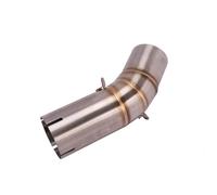BBWUQIU D'échappement pour Moto Compatible avec Ducati pour 959 pour Panigale Motorcycle Racing GP Project Exhaust pour Escape Modifier Tuyau Liaison Intermédiaire Reliant Silencieux 60 Mm