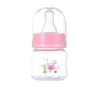 Bæby Bottle - 50ml Small Feeding Bottle With Soft Silicone Nipple | Babîes Feeder Wide Mouth Design PP Portable | Iņfant Milk Bottles For Breast Milk Feeding Travel Use Safe Odorless