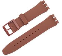 BBZ 12MM Bracelet en Silicone Compatible avec Swatch Watch Strap