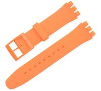 BBZ 16MM Bracelet en Silicone Compatible avec Swatch Watch Strap