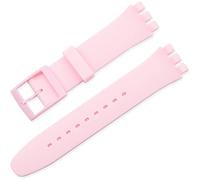 BBZ 16MM Bracelet en Silicone Compatible avec Swatch Watch Strap