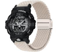 BBZ 16MM Quick Release Magnetic nylon woven sports watchband Strap Compatible with CASIO G-SHOCK G5600/GA-200/GA-100/GA-110/GA-120/GA2100