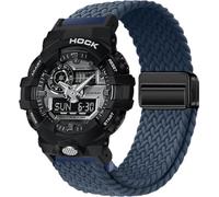 BBZ 16MM Quick Release Magnetic nylon woven sports watchband Strap Compatible with CASIO G-SHOCK G5600/GA-200/GA-100/GA-110/GA-120/GA2100