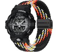 BBZ 16MM Quick Release Magnetic nylon woven sports watchband Strap Compatible with CASIO G-SHOCK G5600/GA-200/GA-100/GA-110/GA-120/GA2100