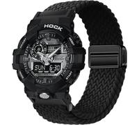 BBZ 16MM Quick Release Magnetic nylon woven sports watchband Strap Compatible with CASIO G-SHOCK G5600/GA-200/GA-100/GA-110/GA-120/GA2100