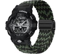 BBZ 16MM Quick Release Magnetic nylon woven sports watchband Strap Compatible with CASIO G-SHOCK G5600/GA-200/GA-100/GA-110/GA-120/GA2100