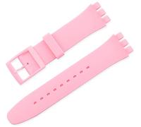 BBZ 17MM Bracelet en Silicone Compatible avec Swatch Watch Strap