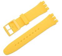 BBZ 17MM Bracelet en Silicone Compatible avec Swatch Watch Strap