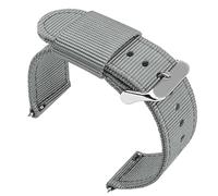 BBZ 18MM Bracelets de Remplacement en Nylon Facilement Interchangeables pour Montre Compatible avec Fossil Q, Michael Kors Runway, C2 Rose Gold; Withings/Nokia Activité Pop, Steel, Steel HR 36mm