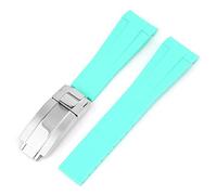 BBZ 20mm Bracelet de montre en caoutchouc de silicone compatible avec Omega X Swatch Moon Watches DIVER 300M CO-AXIAL MASTER CHRONOMETER 42 MM,GLOBEMASTER 39MM,AQUA TERRA 150M