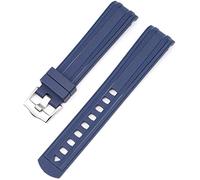 BBZ 20mm Bracelet en caoutchouc de silicone Compatible avec Omega Seamaster DIVER 300M CO-AXIAL MASTER CHRONOMETER 42 MM Replace Strap,not for 43.5mm,44mm