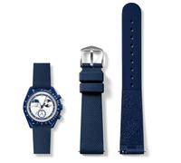 BBZ 20mm Quickfit Liquid Silicone Rubber Watch Bracelet Replacement Compatible avec Omega x Swatch MoonSwatch