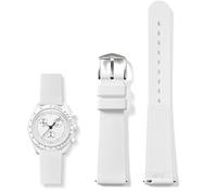 BBZ 20mm Quickfit Liquid Silicone Rubber Watch Bracelet Replacement Compatible avec Omega x Swatch MoonSwatch