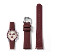 BBZ 20mm Quickfit Liquid Silicone Rubber Watch Bracelet Replacement Compatible avec Omega x Swatch MoonSwatch