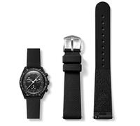 BBZ 20mm Quickfit Liquid Silicone Rubber Watch Bracelet Replacement Compatible avec Omega x Swatch MoonSwatch