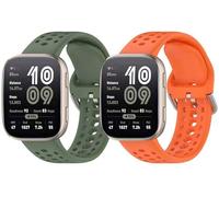 BBZ 22MM Quickfit Silicone Watch universal strap Release Bracelet Compatibles avec Amazfit Bip Max,Bip6,