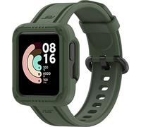 BBZ Bracelet Compatible avec Redmi Watch 2 Lite/MI Watch Lite 2/MI Watch Lite Bracelet,Bracelet de Remplacement Robuste avec étui de Protection pour Pare-Chocs