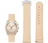 BBZ Bracelet de Montre Caoutchouc Fluoré 20mm Boucle Déployante en Acier Inoxydable, Dégagement Rapide FKM Caoutchouc Bande de Remplacement pour Femme Homme