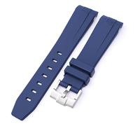 BBZ Bracelet en Caoutchouc Souple Nouveau Bracelet de Montre en Silicone Compatible avec Omega X Swatch Moon Watches Men Women 20mm Curved End Rubber Wrist Band