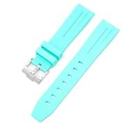 BBZ Bracelet en caoutchouc souple Nouveau bracelet de montre en silicone compatible avec Omega X Swatch Moon Watches Men Women 20mm Curved End Rubber Wrist Band