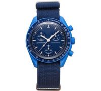 BBZ bracelet nylon 20mm Compatible avec Omega X Swatch Moon Watches Men Women，Vivoactive 3, Forerunner 245/645, Vivomove HR, Galaxy Watch