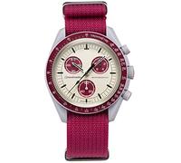 BBZ bracelet nylon 20mm Compatible avec Omega X Swatch Moon Watches Men Women，Vivoactive 3, Forerunner 245/645, Vivomove HR, Galaxy Watch