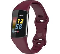 BBZ Charge 6 Bracelet,Charge 5 Bracelet,Boucle de Bracelet de Montre en Silicone Sport Souple Compatible avec Fitbit Charge 5 Activity Tracker