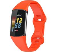 BBZ Charge 6 Bracelet,Charge 5 Bracelet,Boucle de Bracelet de Montre en Silicone Sport Souple Compatible avec Fitbit Charge 5 Activity Tracker